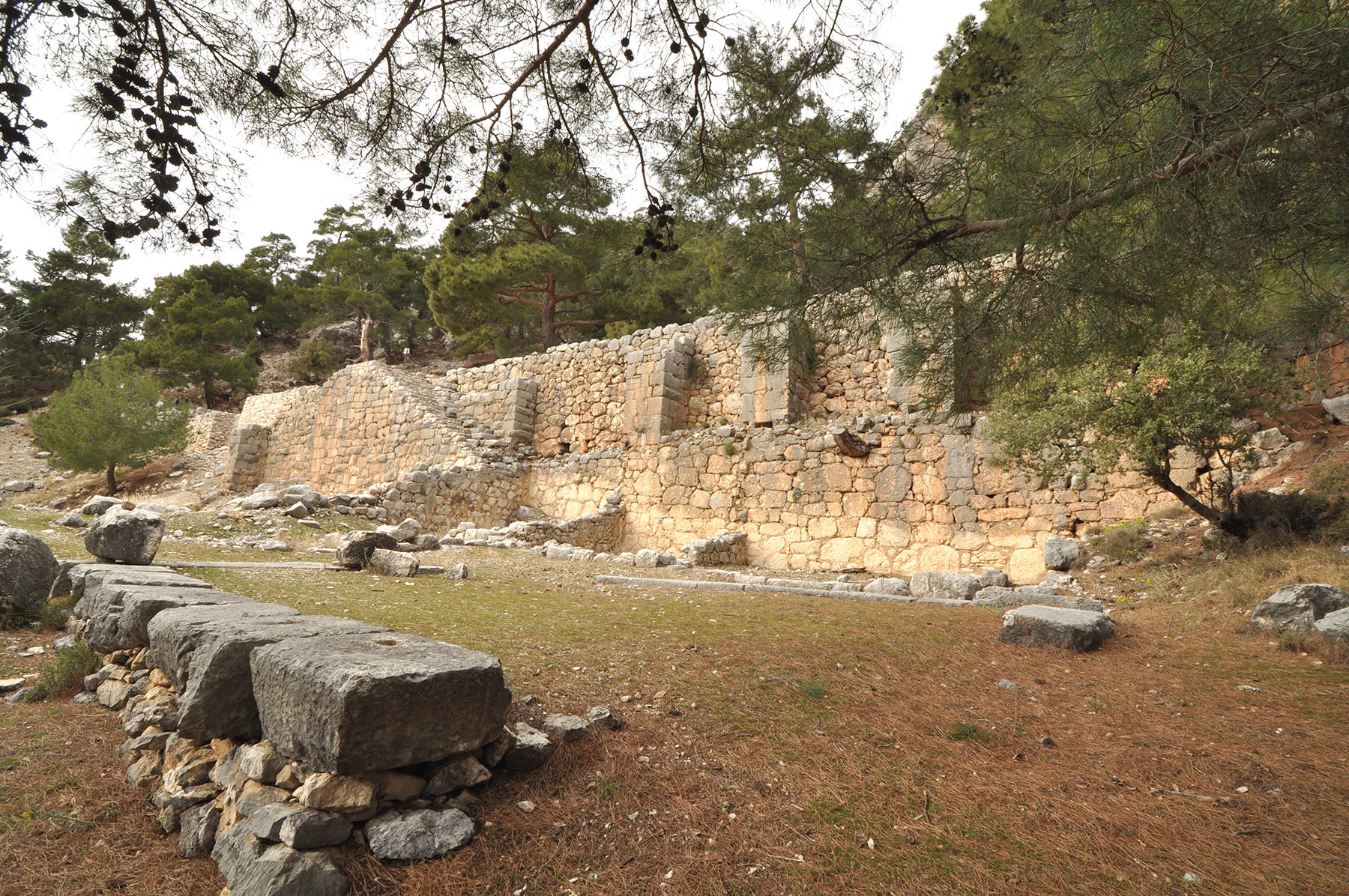Arycanda is an Ancient Lycian city, former bishopric and present Catholic titular see in Antalya.